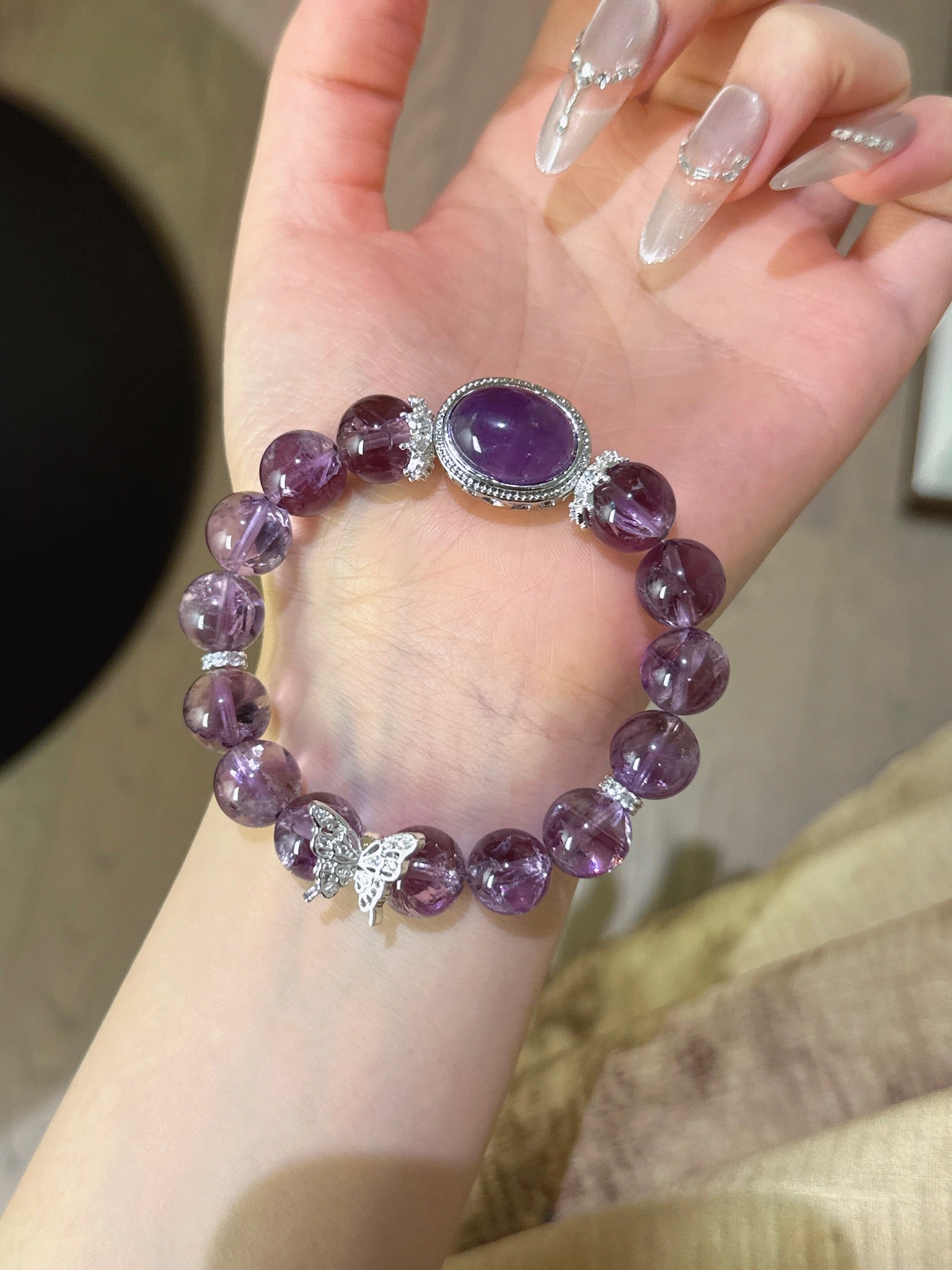 ▫️▪️ Amethyst magic box bracelet